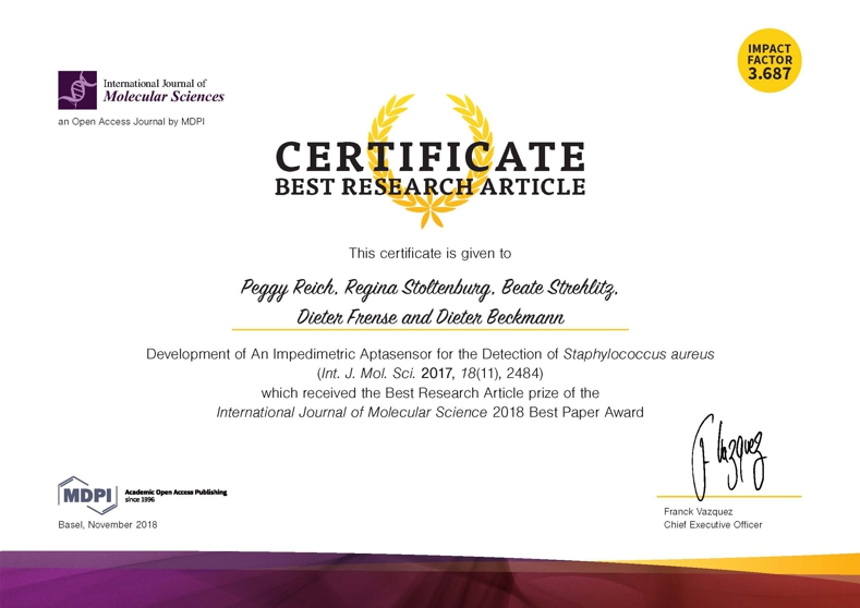 Certificate_Best Research Article_IJMS Award 2018